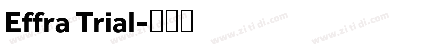Effra Trial字体转换